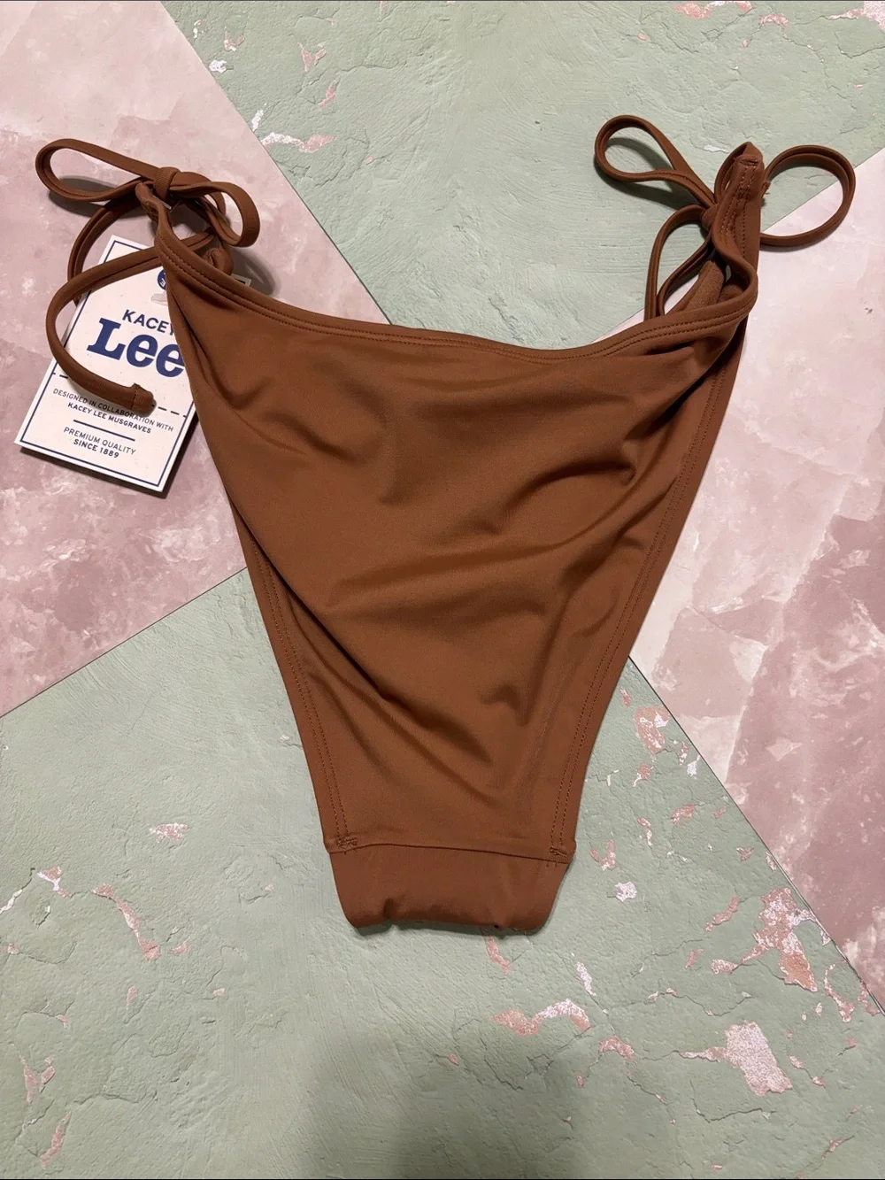 Kacey Lee Women's and Women's Plus Studded Bikini Bottoms with Side Tie